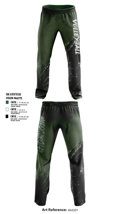 Indy Wild Volleyball 47140100 Sweatpants - 10