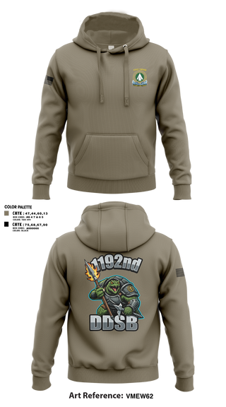 Hoodie, 1192nd DDSB, Army, Teamtime, Team time, sublimation, custom sports apparel, team uniforms, spirit wear, spiritwear, sports uniforms, custom shirts, team store, custom team store, fundraiser sports, apparel fundraiser