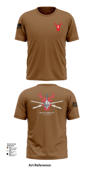 Short Sleeve Performance Shirt, D Co 1-133 IN, , Teamtime, Team time, sublimation, custom sports apparel, team uniforms, spirit wear, spiritwear, sports uniforms, custom shirts, team store, custom team store, fundraiser sports, apparel fundraiser