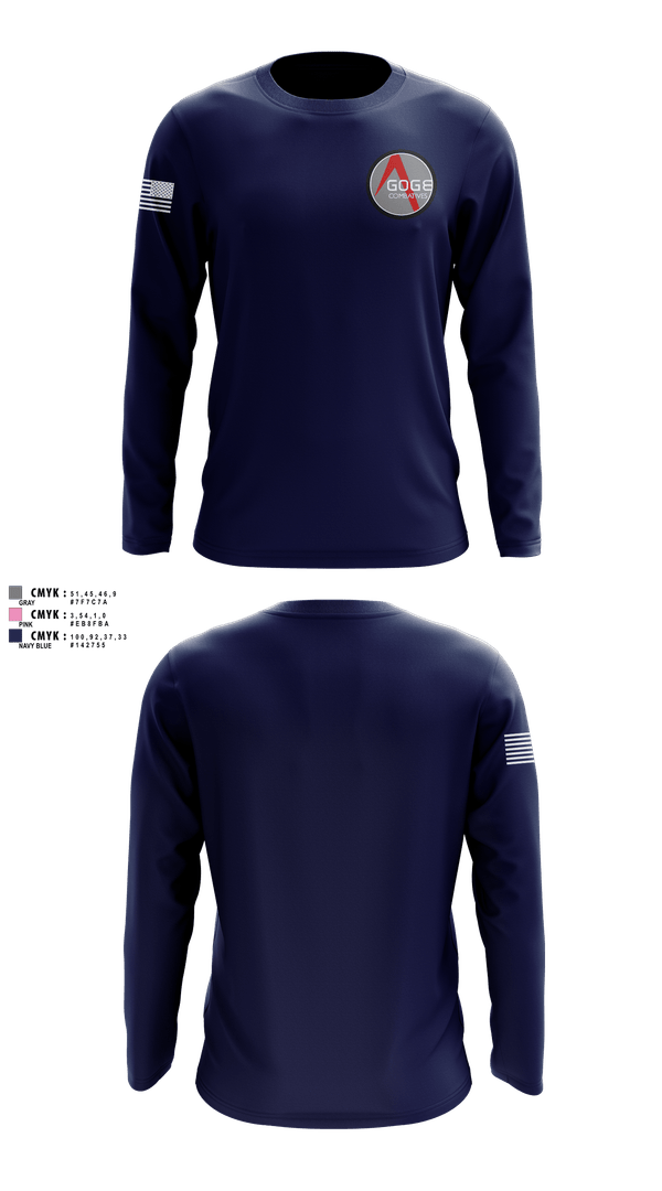 Long Sleeve Performance Shirt, Agoge Combatives, , Teamtime, Team time, sublimation, custom sports apparel, team uniforms, spirit wear, spiritwear, sports uniforms, custom shirts, team store, custom team store, fundraiser sports, apparel fundraiser