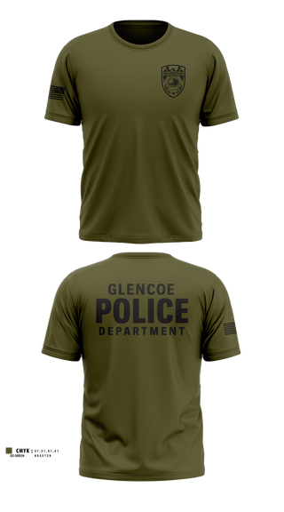 Short Sleeve Performance Shirt, Glencoe Police Department, Police, Teamtime, Team time, sublimation, custom sports apparel, team uniforms, spirit wear, spiritwear, sports uniforms, custom shirts, team store, custom team store, fundraiser sports, apparel fundraiser