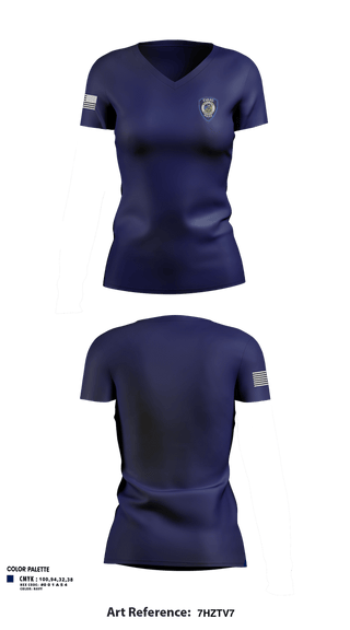 Womens Short Sleeve Vneck Shirt, Town of Evans Police, Police, Teamtime, Team time, sublimation, custom sports apparel, team uniforms, spirit wear, spiritwear, sports uniforms, custom shirts, team store, custom team store, fundraiser sports, apparel fundraiser