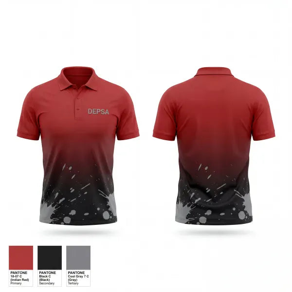 Short Sleeve Performance Polo, DEPSA, Track & Field, Teamtime, Team time, sublimation, custom sports apparel, team uniforms, spirit wear, spiritwear, sports uniforms, custom shirts, team store, custom team store, fundraiser sports, apparel fundraiser