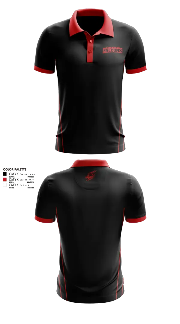 Short Sleeve Performance Polo, DALY CITY FALCONS, Men's Basketball, Teamtime, Team time, sublimation, custom sports apparel, team uniforms, spirit wear, spiritwear, sports uniforms, custom shirts, team store, custom team store, fundraiser sports, apparel fundraiser