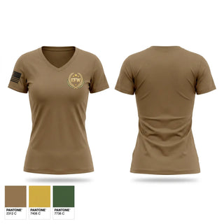 Womens Short Sleeve Vneck Shirt, C co 1 279, Army, Teamtime, Team time, sublimation, custom sports apparel, team uniforms, spirit wear, spiritwear, sports uniforms, custom shirts, team store, custom team store, fundraiser sports, apparel fundraiser