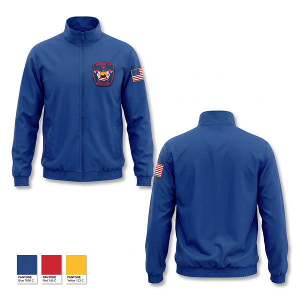 Windbreaker, Panguitch City Fire Department, Fire Department, Teamtime, Team time, sublimation, custom sports apparel, team uniforms, spirit wear, spiritwear, sports uniforms, custom shirts, team store, custom team store, fundraiser sports, apparel fundraiser