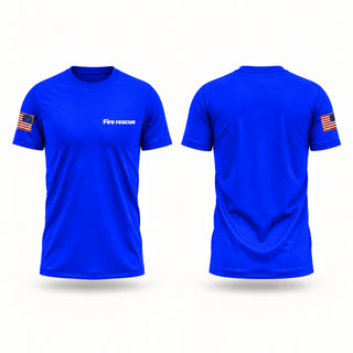 Short Sleeve Performance Shirt, Fire rescue, Fire Department, Teamtime, Team time, sublimation, custom sports apparel, team uniforms, spirit wear, spiritwear, sports uniforms, custom shirts, team store, custom team store, fundraiser sports, apparel fundraiser