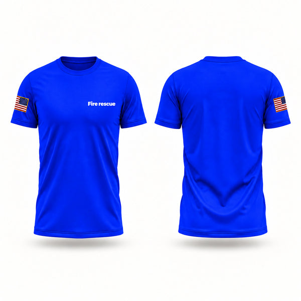 Fire rescue Short Sleeve Performance Shirt - 1