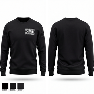 Crew Neck Sweatshirt, Mercer county sheriff operations unit, Police, Teamtime, Team time, sublimation, custom sports apparel, team uniforms, spirit wear, spiritwear, sports uniforms, custom shirts, team store, custom team store, fundraiser sports, apparel fundraiser