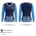GRIDIRON Women's Long Sleeve V-neck Shirt - 1