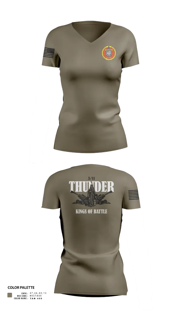 Womens Short Sleeve Vneck Shirt, 3 Bn 11th Mar, Marines, Teamtime, Team time, sublimation, custom sports apparel, team uniforms, spirit wear, spiritwear, sports uniforms, custom shirts, team store, custom team store, fundraiser sports, apparel fundraiser