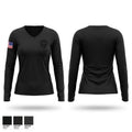 Providence Police BCI Women's Long Sleeve V-neck Shirt - 1