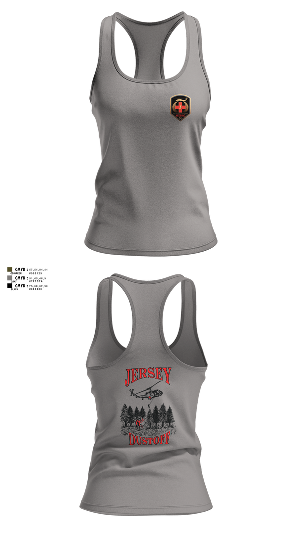 Womens Track Singlet, 1-171 MEDEVAC Dustoff, National Guard, Teamtime, Team time, sublimation, custom sports apparel, team uniforms, spirit wear, spiritwear, sports uniforms, custom shirts, team store, custom team store, fundraiser sports, apparel fundraiser