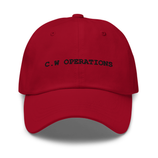 C.W Operations 41850268 Classic Dad Hat | Yupoong 6245CM