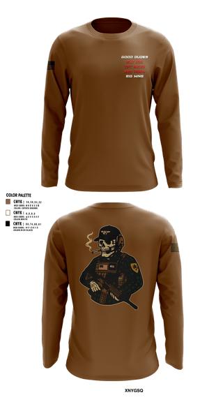 Long Sleeve Performance Shirt, CAT 611, Army, Teamtime, Team time, sublimation, custom sports apparel, team uniforms, spirit wear, spiritwear, sports uniforms, custom shirts, team store, custom team store, fundraiser sports, apparel fundraiser