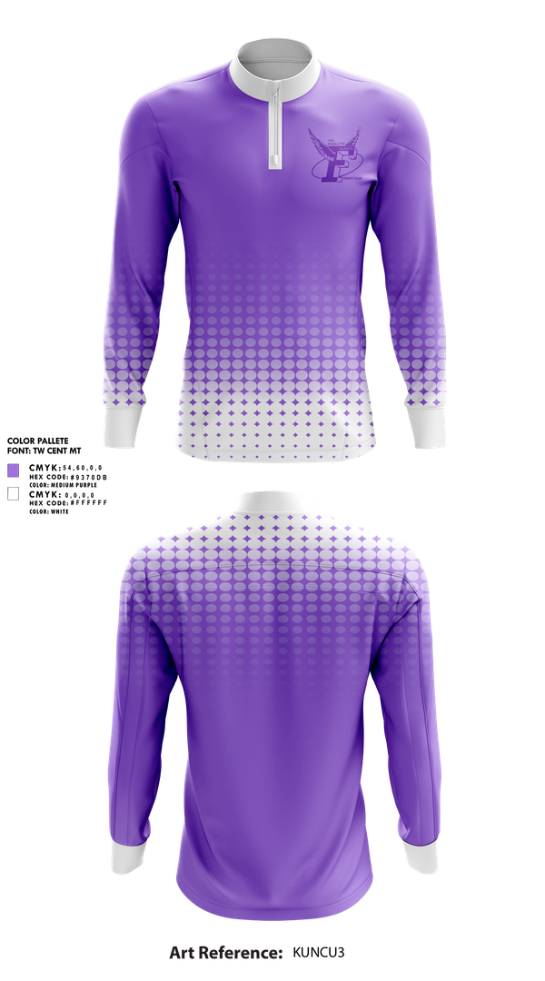 Quarter Zip Jacket, The Charlotte Flights, Track & Field, Teamtime, Team time, sublimation, custom sports apparel, team uniforms, spirit wear, spiritwear, sports uniforms, custom shirts, team store, custom team store, fundraiser sports, apparel fundraiser