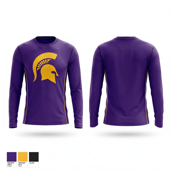 Long Sleeve Performance Shirt, Spartans, , Teamtime, Team time, sublimation, custom sports apparel, team uniforms, spirit wear, spiritwear, sports uniforms, custom shirts, team store, custom team store, fundraiser sports, apparel fundraiser