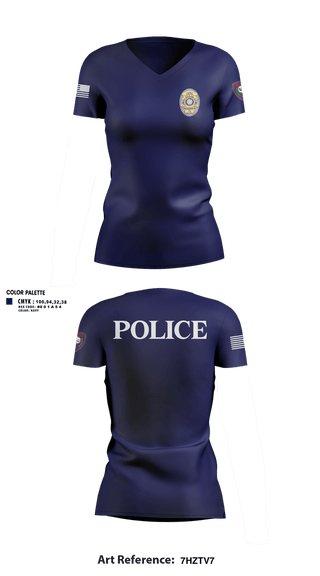 Womens Short Sleeve Vneck Shirt, LACY LAKEVIEW POLICE, Police, Teamtime, Team time, sublimation, custom sports apparel, team uniforms, spirit wear, spiritwear, sports uniforms, custom shirts, team store, custom team store, fundraiser sports, apparel fundraiser