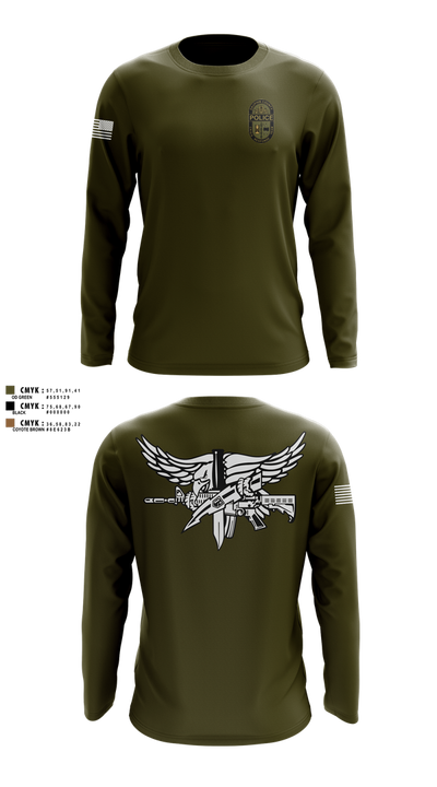 DAUPHIN COUNTY CRT 14886529 Long Sleeve Performance Shirt 101