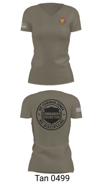 220th TC 97378584 Women's Short Sleeve V-neck Shirt - 68