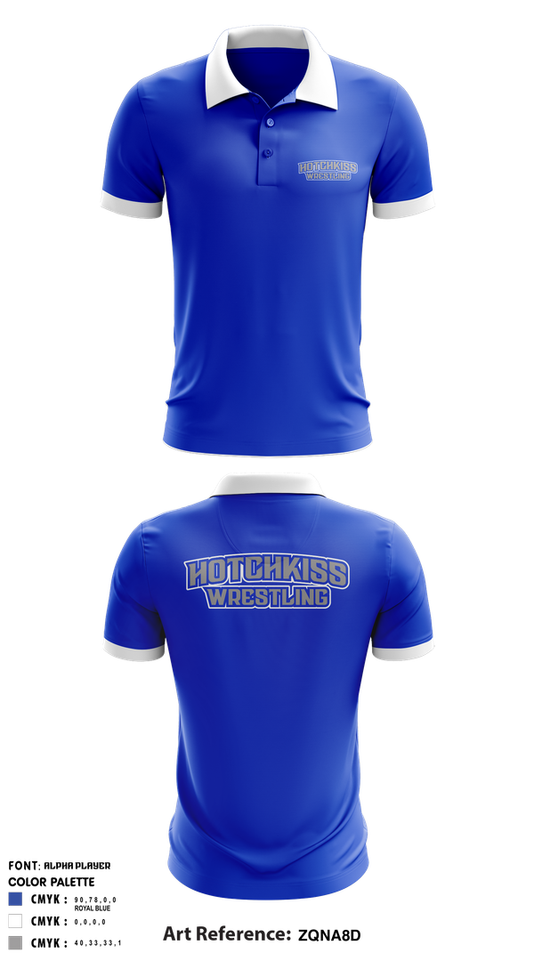 Short Sleeve Performance Polo, The Hotchkiss School / Hotchkiss Wrestling / Bearcats, Wrestling, Teamtime, Team time, sublimation, custom sports apparel, team uniforms, spirit wear, spiritwear, sports uniforms, custom shirts, team store, custom team store, fundraiser sports, apparel fundraiser