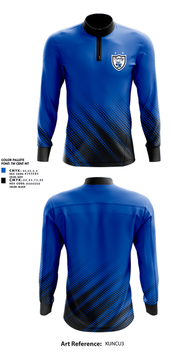 Trinity Collegiate 7993571 Quarter Zip Jacket - 1