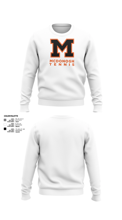 Mcdonogh Girls Tennis Crew Neck Sweatshirt - 26