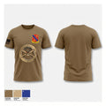 C Btry 1-133rd FA BN 58119723 Old School Cotton Feel Shirt - 1
