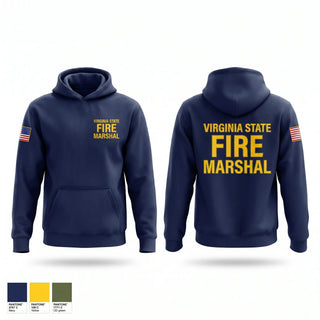 Hoodie, Virginia state fire marshal, Fire Department, Teamtime, Team time, sublimation, custom sports apparel, team uniforms, spirit wear, spiritwear, sports uniforms, custom shirts, team store, custom team store, fundraiser sports, apparel fundraiser