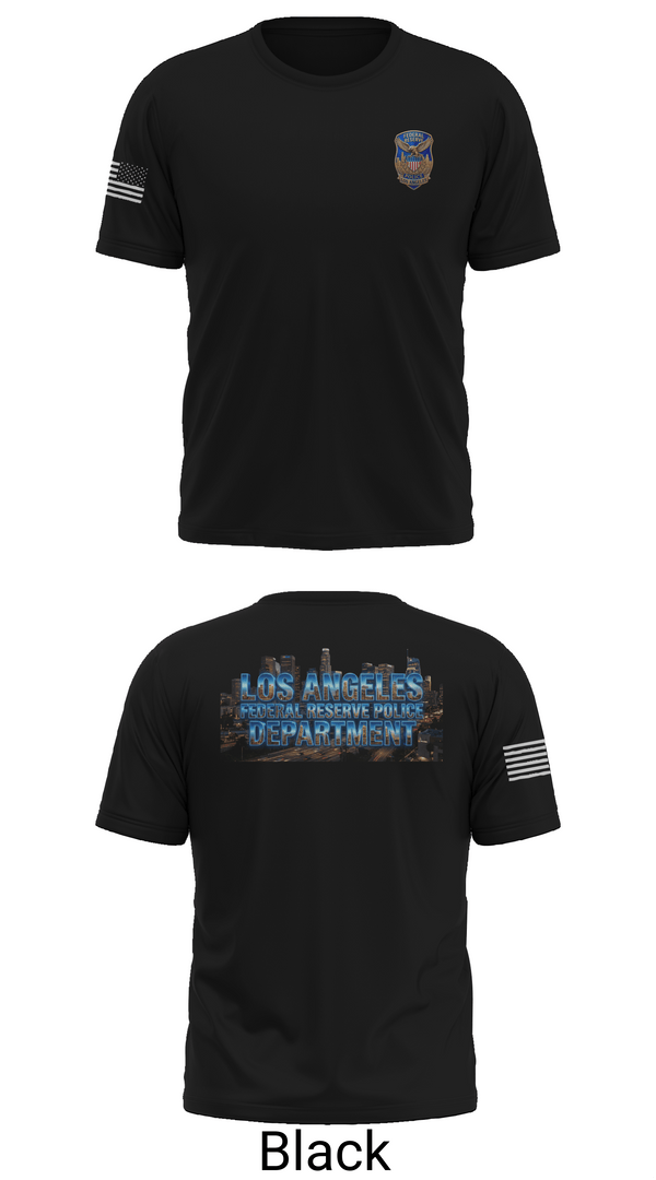Old School Cotton Feel Shirt, Federal Reserve Police DTLA, Police, Teamtime, Team time, sublimation, custom sports apparel, team uniforms, spirit wear, spiritwear, sports uniforms, custom shirts, team store, custom team store, fundraiser sports, apparel fundraiser