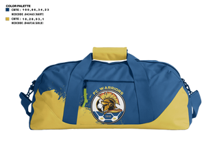 Duffle Bag, FC Warriors, Men's Soccer, Teamtime, Team time, sublimation, custom sports apparel, team uniforms, spirit wear, spiritwear, sports uniforms, custom shirts, team store, custom team store, fundraiser sports, apparel fundraiser