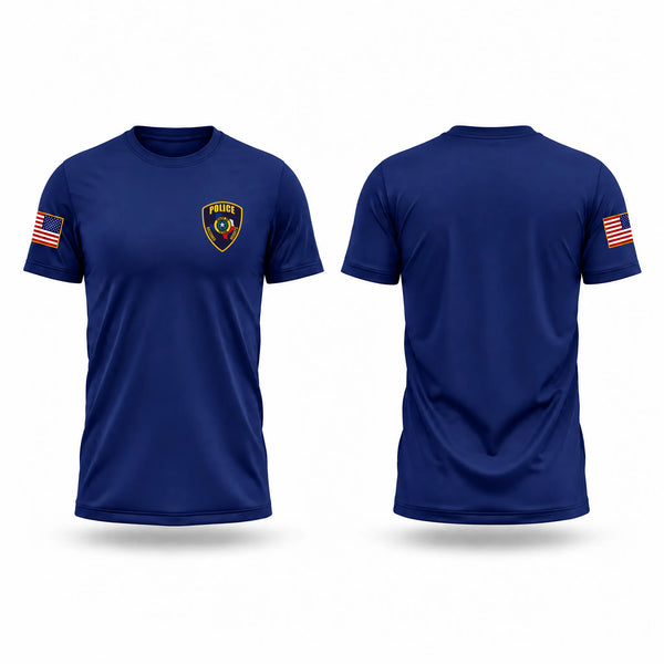 Balcones Heights Police Department Old School Cotton Feel Shirt - 1