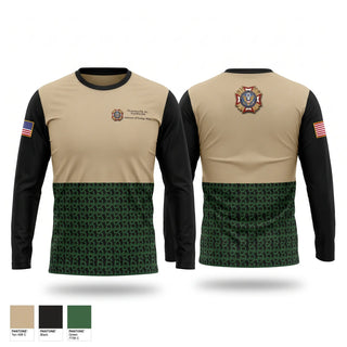 Long Sleeve Performance Shirt, V F W  Thomasville # 5106, , Teamtime, Team time, sublimation, custom sports apparel, team uniforms, spirit wear, spiritwear, sports uniforms, custom shirts, team store, custom team store, fundraiser sports, apparel fundraiser