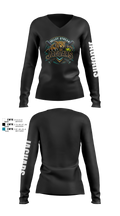JAGUARS Women's Long Sleeve V-neck Shirt - 7