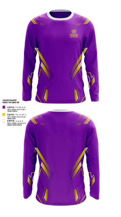 Gray Court-Owings Football and Cheer 40103695 Long Sleeve Performance Shirt 1