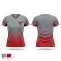 Bradford Tornadoes 77830393 Women's Short Sleeve V-neck Shirt - 1