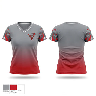 Womens Short Sleeve Vneck Shirt, Bradford Tornadoes, , Teamtime, Team time, sublimation, custom sports apparel, team uniforms, spirit wear, spiritwear, sports uniforms, custom shirts, team store, custom team store, fundraiser sports, apparel fundraiser