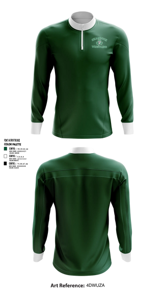 Quarter Zip Jacket, Shamrock Wrestling Club, Wrestling, Teamtime, Team time, sublimation, custom sports apparel, team uniforms, spirit wear, spiritwear, sports uniforms, custom shirts, team store, custom team store, fundraiser sports, apparel fundraiser