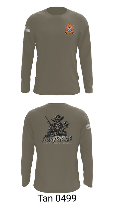 501st BSB, B Company 7979592 Long Sleeve Performance Shirt 66