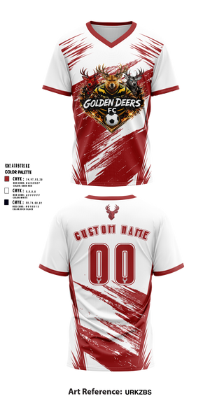 Mens Soccer Jersey, Golden Deers FC, Men's Soccer, Teamtime, Team time, sublimation, custom sports apparel, team uniforms, spirit wear, spiritwear, sports uniforms, custom shirts, team store, custom team store, fundraiser sports, apparel fundraiser