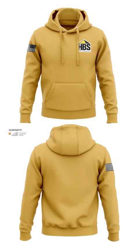 Hoodie, HBS Drywall, LLC, , Teamtime, Team time, sublimation, custom sports apparel, team uniforms, spirit wear, spiritwear, sports uniforms, custom shirts, team store, custom team store, fundraiser sports, apparel fundraiser