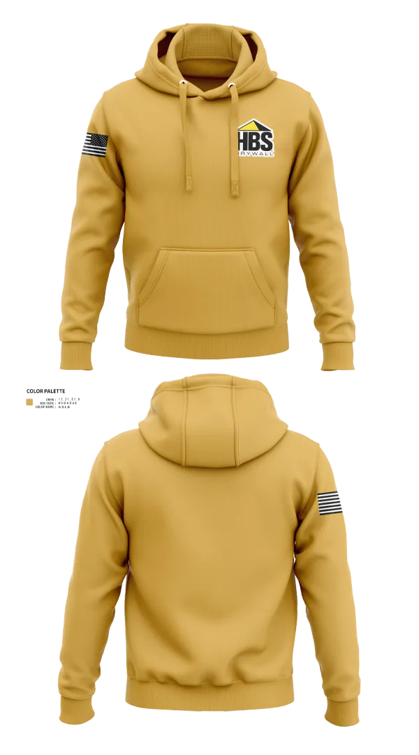 Hoodie, HBS Drywall, LLC, , Teamtime, Team time, sublimation, custom sports apparel, team uniforms, spirit wear, spiritwear, sports uniforms, custom shirts, team store, custom team store, fundraiser sports, apparel fundraiser