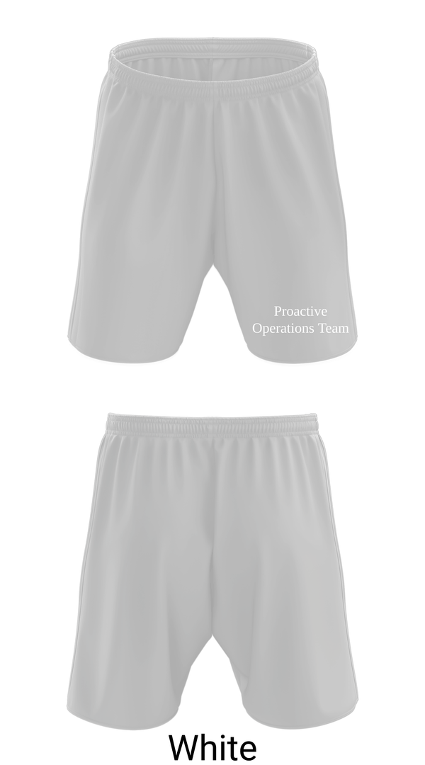 Athletic Shorts With Pockets, Proactive Operations Team, Police, Teamtime, Team time, sublimation, custom sports apparel, team uniforms, spirit wear, spiritwear, sports uniforms, custom shirts, team store, custom team store, fundraiser sports, apparel fundraiser