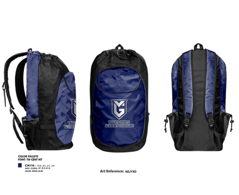 Gear Bag, Valley Sports Academy Guardians, Spirit Store, Teamtime, Team time, sublimation, custom sports apparel, team uniforms, spirit wear, spiritwear, sports uniforms, custom shirts, team store, custom team store, fundraiser sports, apparel fundraiser