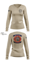 Byhalia Fire and Rescue 57456099 Women's Long Sleeve V-neck Shirt - 23