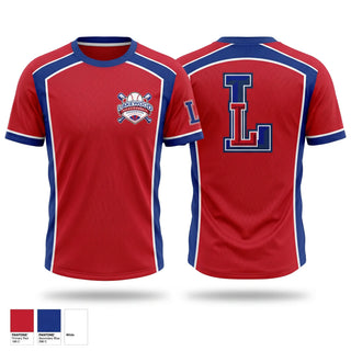 Soft Poly Tee Cotton Like Feel, Lakewood Youth Baseball Association, Baseball, Teamtime, Team time, sublimation, custom sports apparel, team uniforms, spirit wear, spiritwear, sports uniforms, custom shirts, team store, custom team store, fundraiser sports, apparel fundraiser