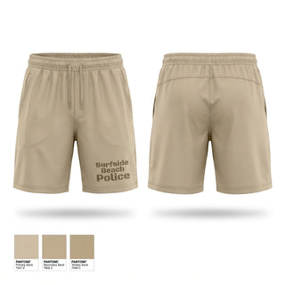 Athletic Shorts With Pockets, Surfside Beach Police, Police, Teamtime, Team time, sublimation, custom sports apparel, team uniforms, spirit wear, spiritwear, sports uniforms, custom shirts, team store, custom team store, fundraiser sports, apparel fundraiser