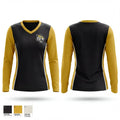 Trinity college football 2656872 Women's Long Sleeve V-neck Shirt - 1