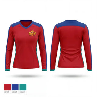 Womens Long Sleeve Vneck Shirt, Fragrance FC, Men's Soccer, Teamtime, Team time, sublimation, custom sports apparel, team uniforms, spirit wear, spiritwear, sports uniforms, custom shirts, team store, custom team store, fundraiser sports, apparel fundraiser