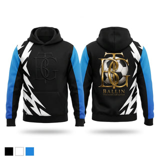 Hoodie, Ballin Training Grounds, Men's Soccer, Teamtime, Team time, sublimation, custom sports apparel, team uniforms, spirit wear, spiritwear, sports uniforms, custom shirts, team store, custom team store, fundraiser sports, apparel fundraiser